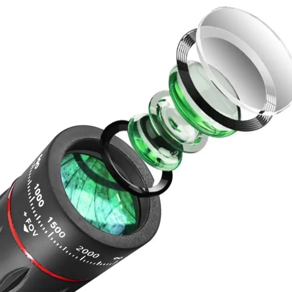 External Mobile Phone Telephoto Lens 18 Times Universal Zoom Camera Lens HD Night Vision Professional
