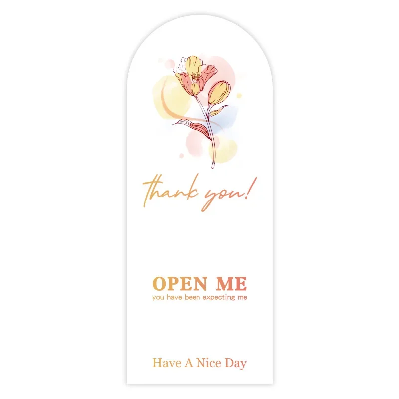 20-50pcs Thank You Small Business Handmade Merchandise Decoration Seal Label Stickers This Packaging " Have A Nice Day " Sticker