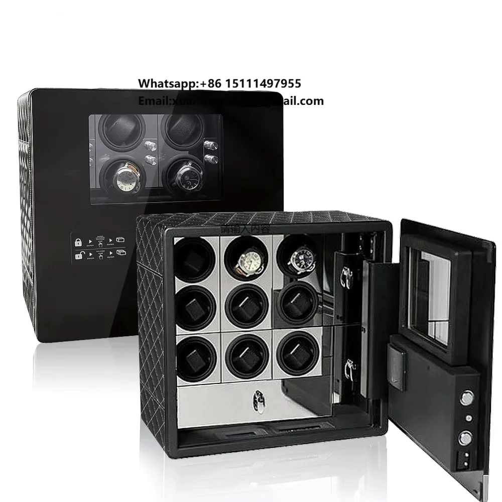

Top Rotation Automatic Winding Mechanical Watch New Anti-Theft Equipment with Swing Shakes Feature Premium Safes
