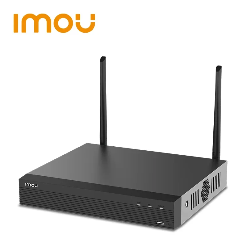 IMOU P NVR 4CH wi-fi لاسلكية دقة NVR غلاف معدني قوي يتوافق مع معايير ONVIF