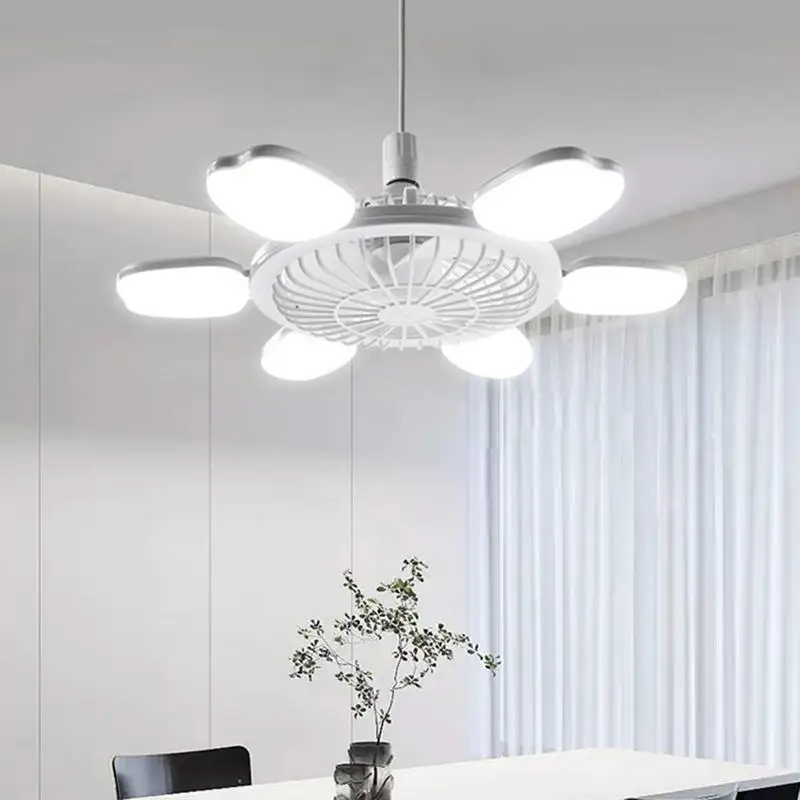 Screw In Light Bulb Fan Dimmable Lighting Fans With Remote Multifunctional Kitchen Lighting Fixtures Cooling Supplies For Living