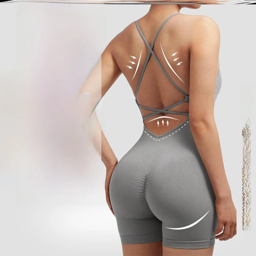 

Спортивный комбинезон для йоги и фитнеса: быстросохнущий, облегающий, сексуальный, для тренировок в зале