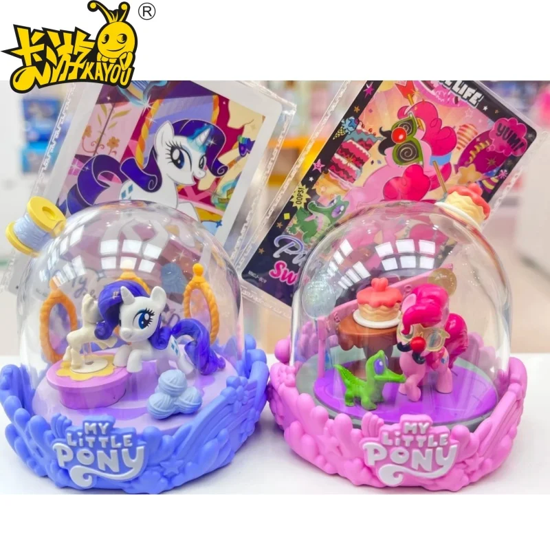 

KAYOU My Little Pony Mini Scene Vol.1 Blind Box - Pinkie Pie & Rainbow Dash Волшебное украшение для дома, игрушка в подарок для девочки