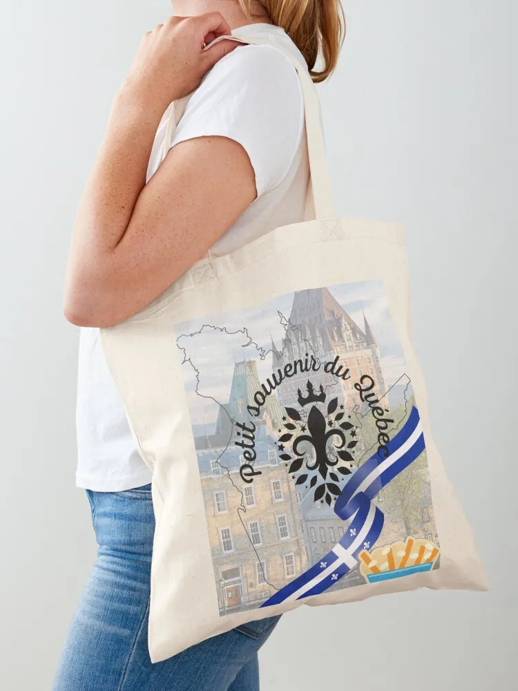 

Little souvenir from Quebec Tote Bag large size bags Cloth bags Women's beach bags canvas shopping bag
