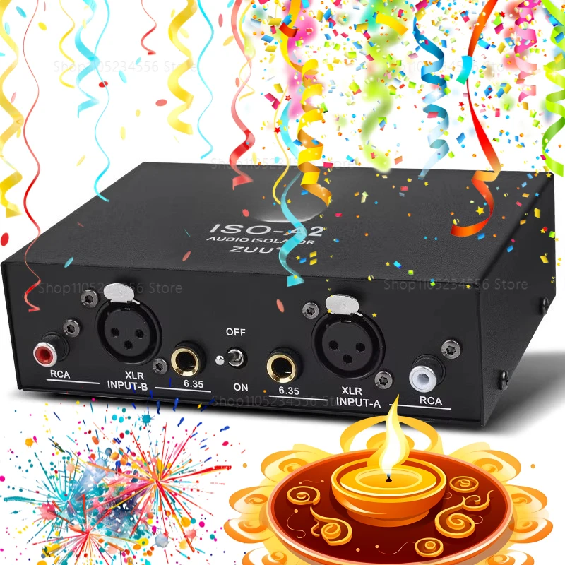 

Профессиональный изолятор земляных петель для аудиосистем, фильтр шумов XLR для устранения помех в звуковой системе