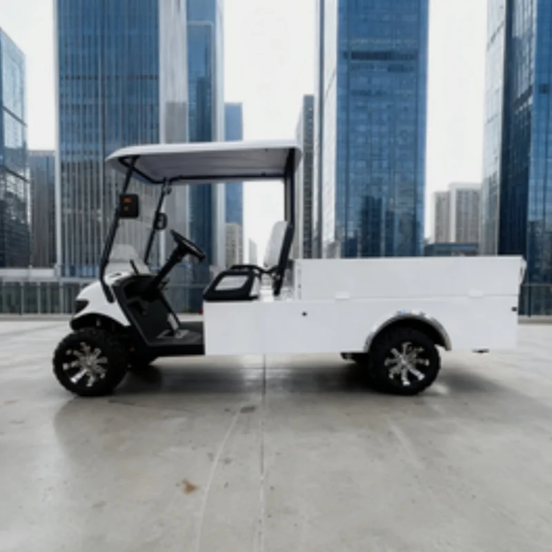 

Electric Golf Cart Lead-Acid/Lithium Battery Configuration Cool And Unique For Sale Convertible Cargo Cart With Rear Cargo Box