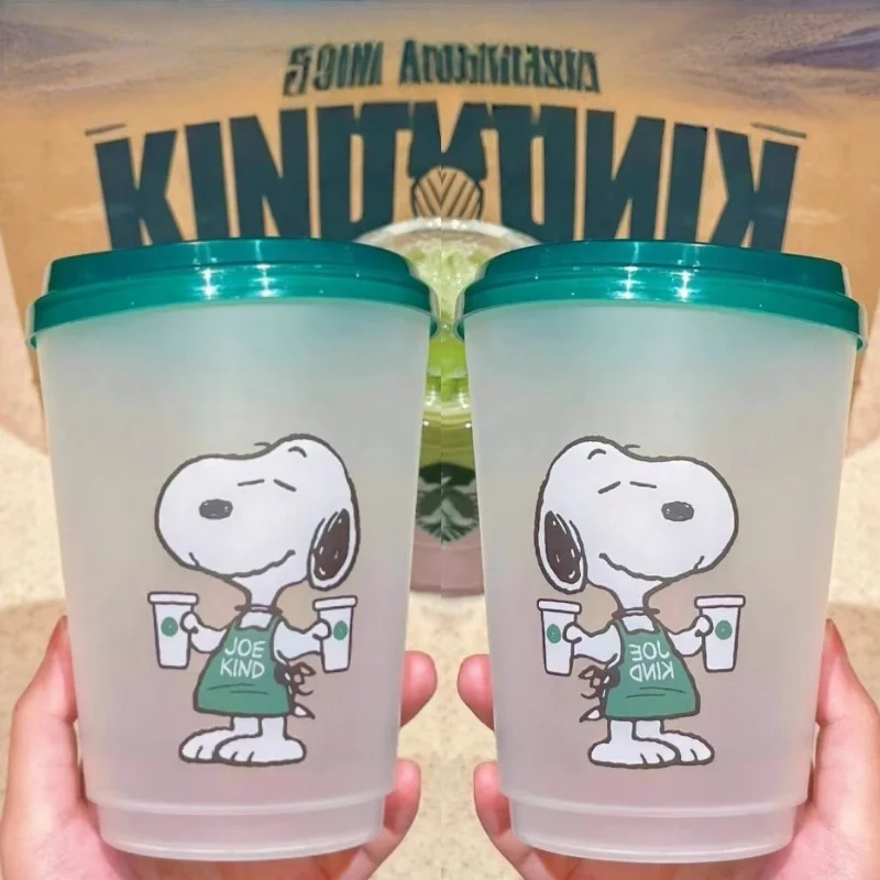 جديد لطيف سنوبي الكرتون أنيمي الطرفية الصيف بسيط كوب ماء زجاجي الكرتون عالية الجمال القهوة كوب عصير الحليب هدايا عيد الميلاد
