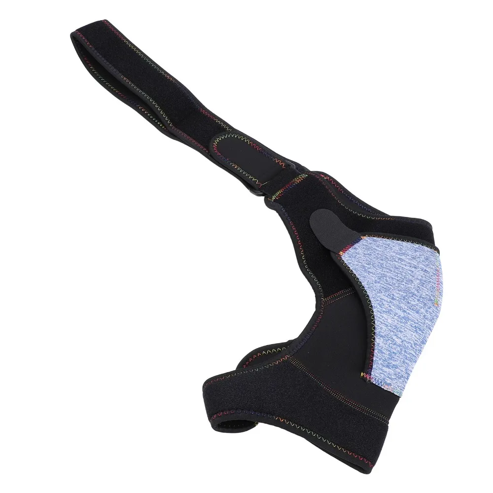 New Adjustable Shoulder Brace Breathable Thickened Shoulder Support Wrap Double Layer Compression Fit Shoulder Protector Unisex