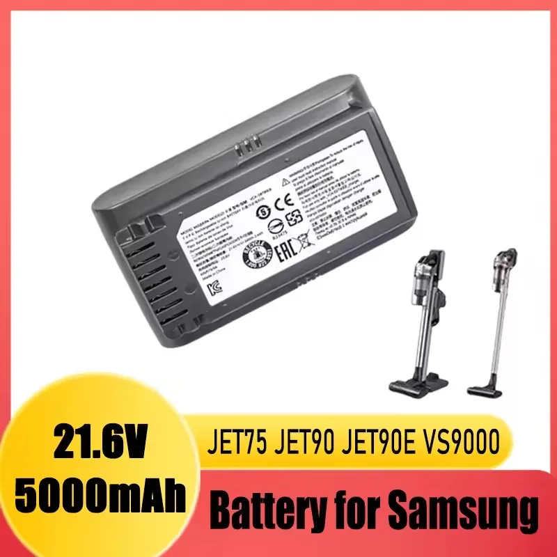 

New Original for Samsung Sweeper Battery VCA-SBT90 Vs9000 Jet90 Jet75 Jet90E VCA-SBT90 Cordless Handheld Vacuum Cleaner Battery