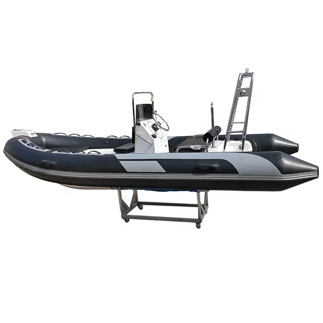 16ft RIB 480 Hypalon/PVC Fiberglass RIB Tender Inflatable Rescue Boats For Sale