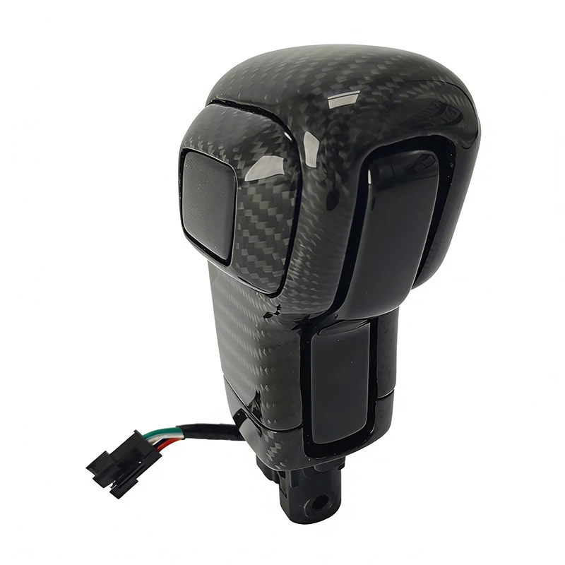 Picture 5: LS AUTO Upgrade To Real Carbon Gear Shift Knob for Ford F-150 Raptor 2015-2020 Year Directly Replaceable Gear Stick Shift Knob