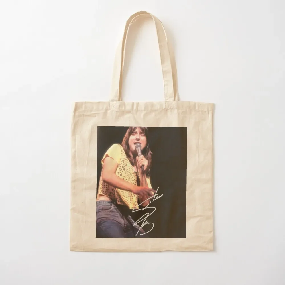 steve perry Signed Tote Bag free delivery bags women bag Shopper handbag shopper bags for women Tote Bag