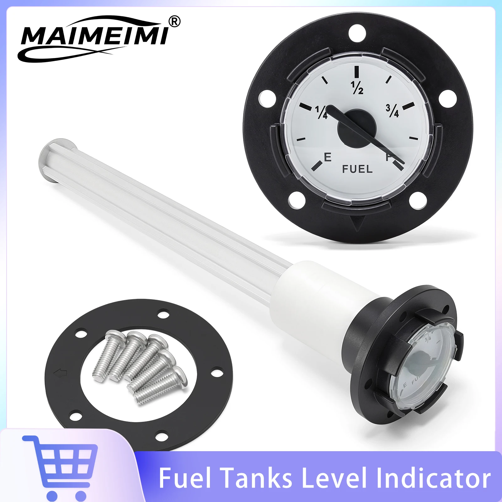 1PC Fuel Tanks Level Indicator Mechanical Fuel Level Gauge Precise Oil Level Meter 100-500mm Fuel Float Sensor For Car Truck