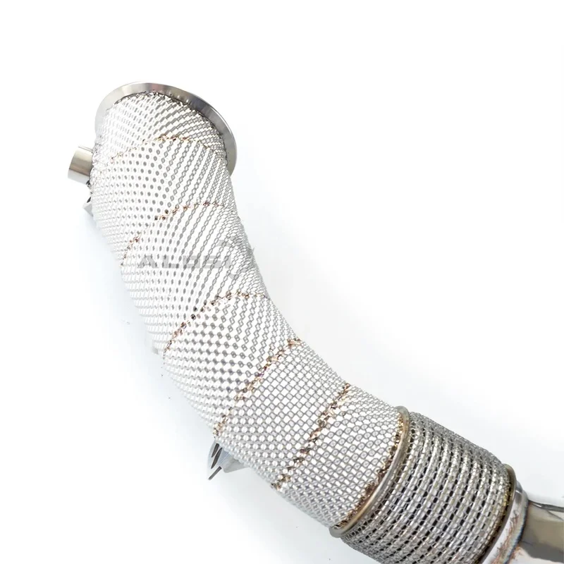 Suitable M5 2012-2018 F10 S63 with Heat Shield Pollution High-performance Downpipe Exhaust
