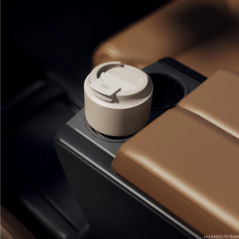 New Youpin Daily Element Portable Water Cup Coffee Mug 316 Stainless Steel Safety Seal 420ml Cold Storage Thermos Cup Mouth Snap