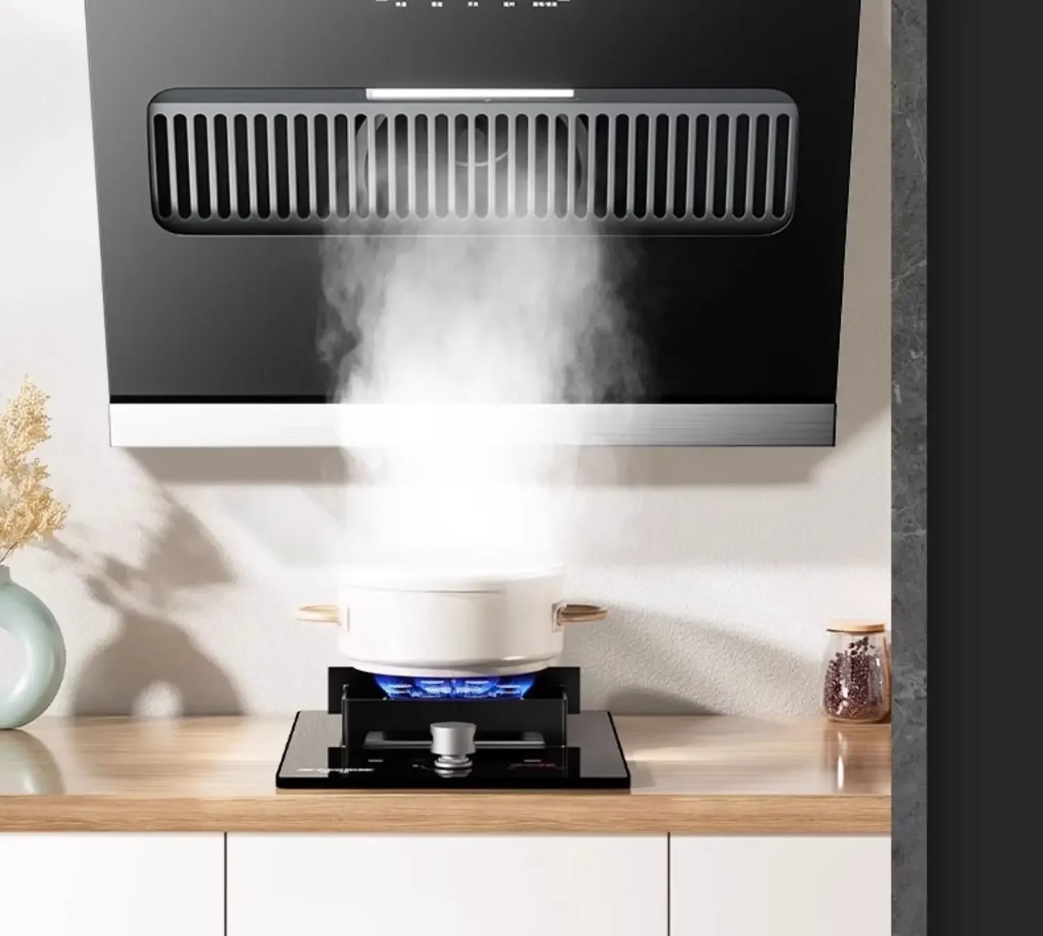 220V Royalstar Small Range Hood Powerful Suction Compact Side Type Kitchen