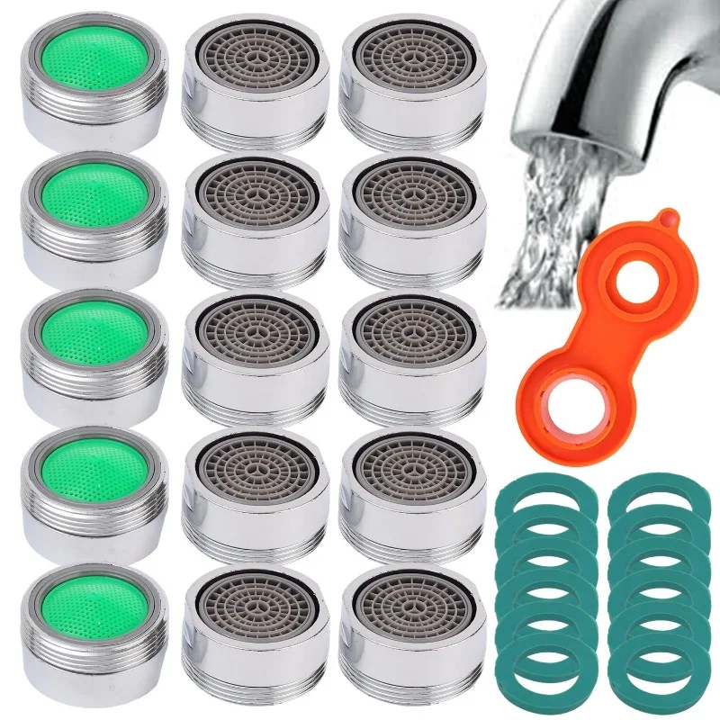 Picture 5: Reusable 24mm Faucet Bubbler Set Splash Proof Water Saving Aeration Universal Easy Install Kitchen Basin Bathroom Home Supply