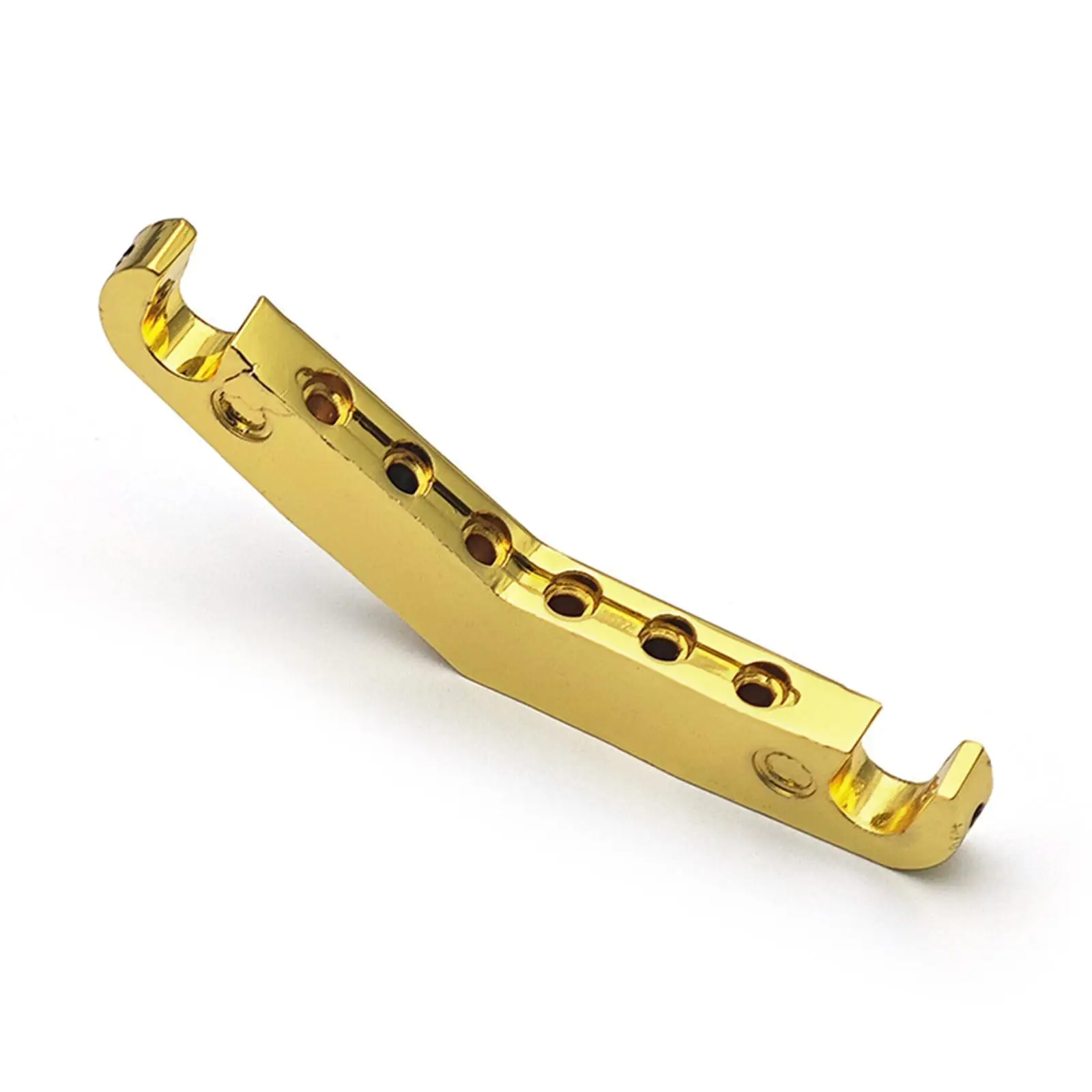 Zinc Alloy Electric Guitar Bridge Tailpiece V Shape Replacement Part Stop Bar for LP Electric Guitars Setup