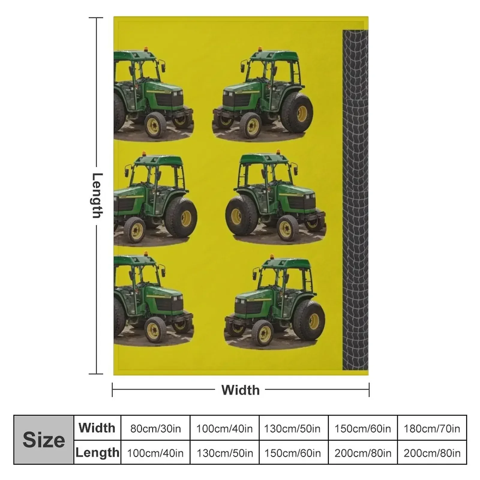 GREEN TRACTOR Throw Blanket Thermals For Travel manga Bed Fashionable for winter Bed covers Thermal Blankets