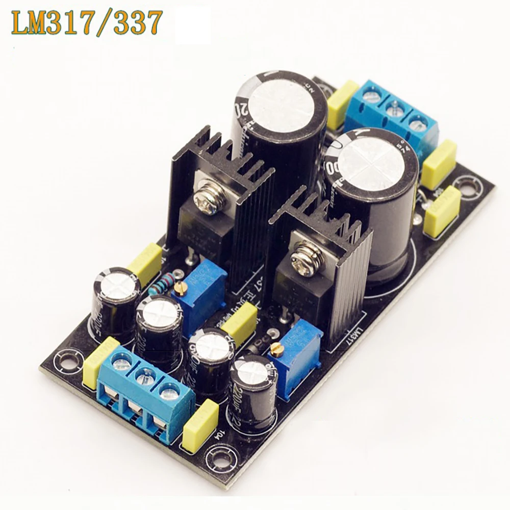 AC TO DC LM317 LM337 Voltage Regulator Filter Power Supply Positive Negative Adjustable 5V 12V 15V 18V 24V Audio Front ear amp