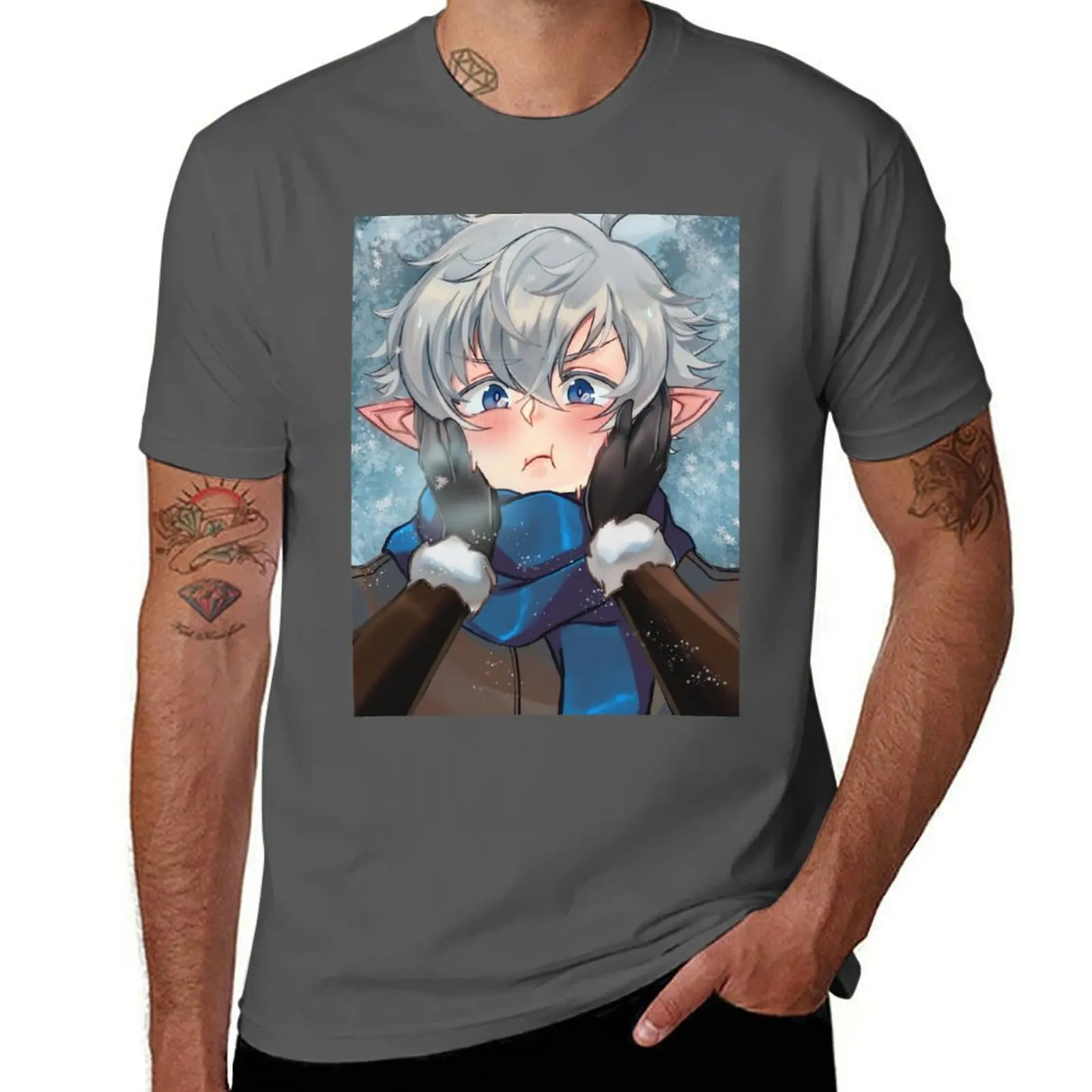 

Squish~! Alphinaud T-Shirt Street Art Print Tee Shirt