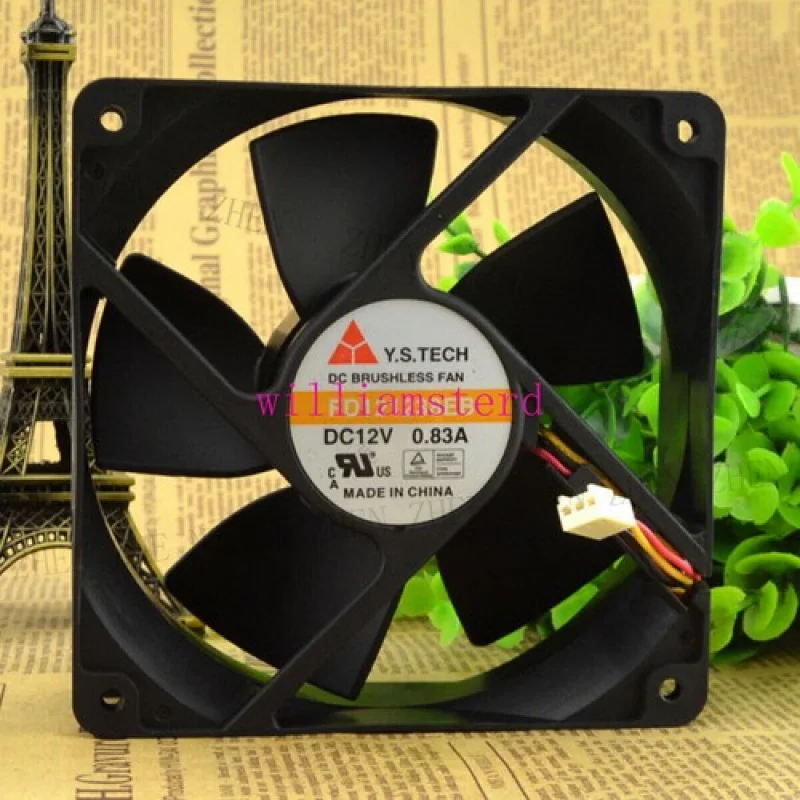 

Y для Y.S.TECH FD121238EB 12038 12 В 0,83 А 12 см промышленный вентилятор охлаждения корпуса