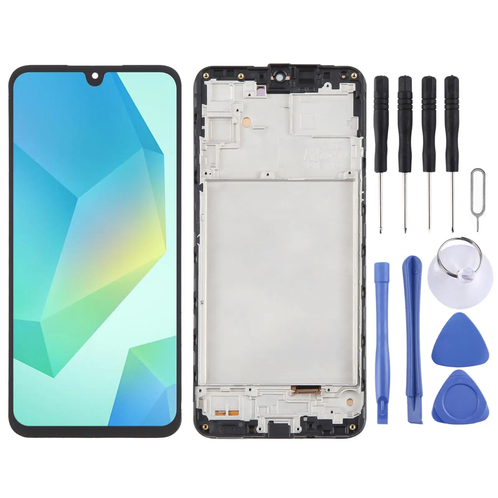 for-samsung-galaxy-a16-4g-sm-a165f-666-inch-oled-lcd-screen-digitizer-full-assembly-with-framedisplay assembly replacement