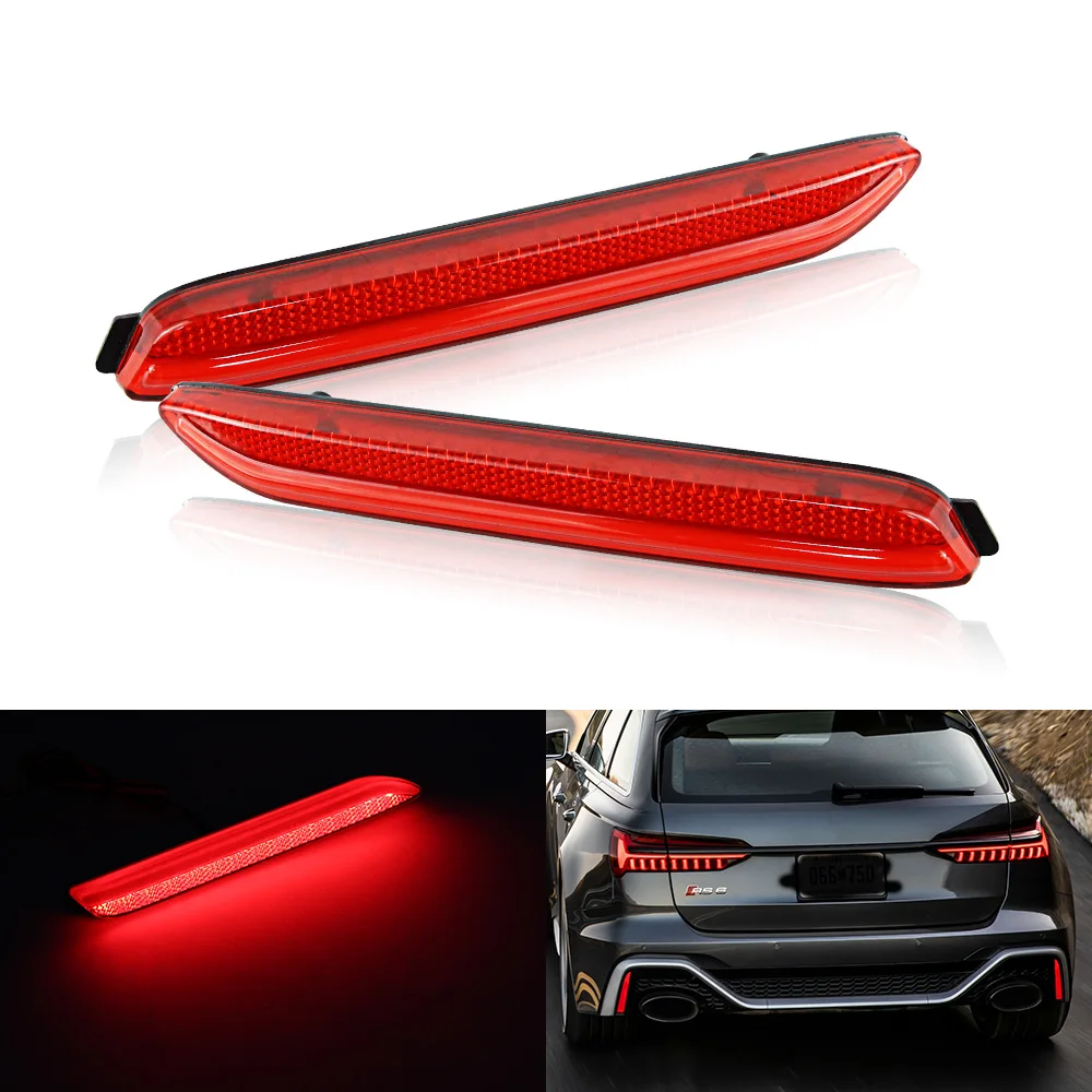 Bumper Reflector Lights For Toyota RAV4 Harrier Sienna EZ Alphard Aygo for Lexus GX470 RX300 5630 NX RC Tail/Brake,Rear Fog Lamp