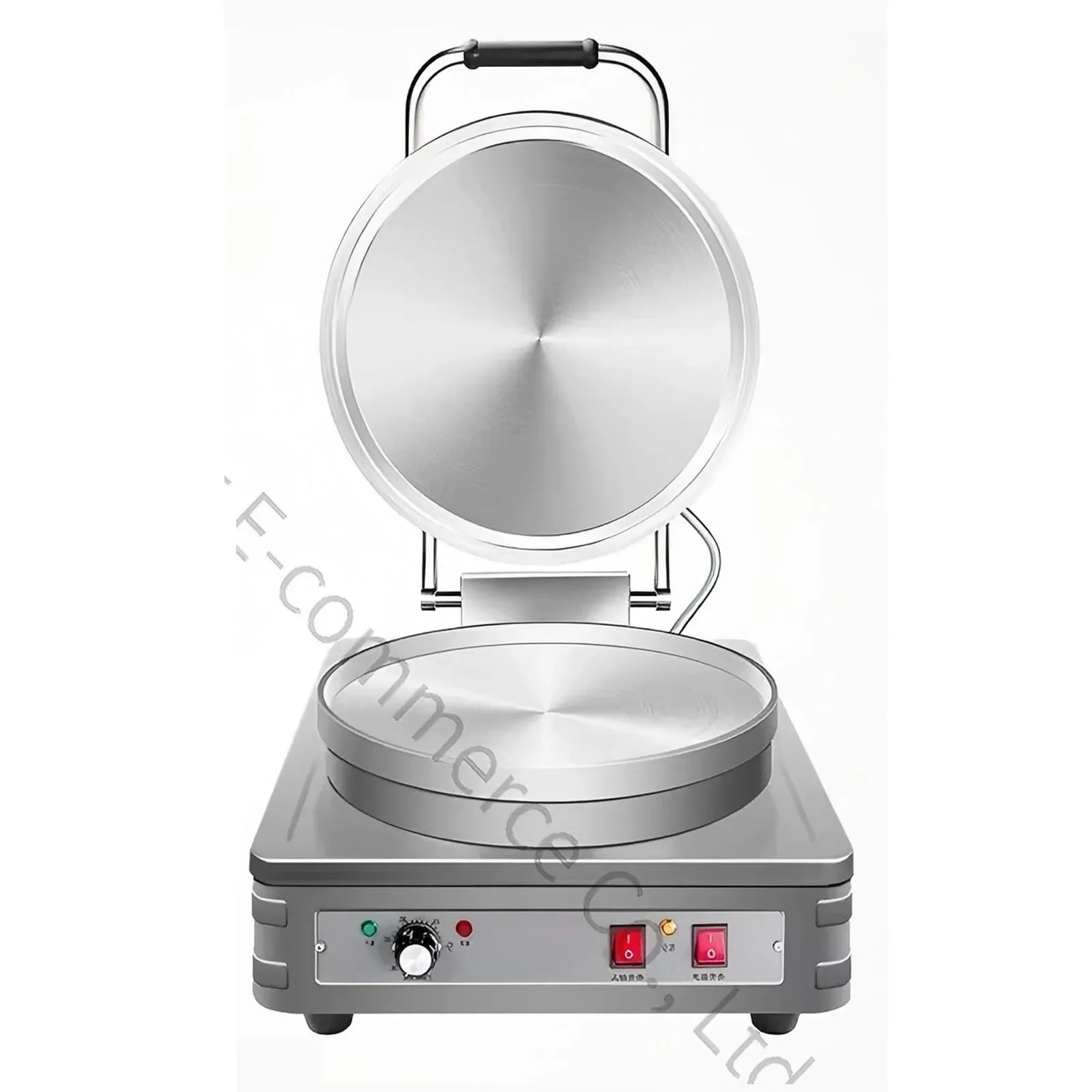 Countertop Double-Sided Electric Griddle with Automatic Temperature Control, 220V 2500W Pancake Maker