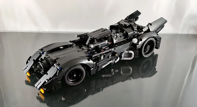 Moc 1989 Batmobile Building Blocks Superheros City Racing Car Speed Champion Vehicle Bricks Educational Toys for Kids Gift