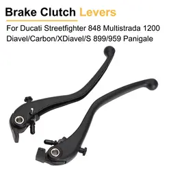 1 Pair Brake Clutch Levers For Ducati Diavel/XDiavel Streetfighter 1098 Multistrada1200 Multistrada 1200/1260 Panigale V4 Carbon