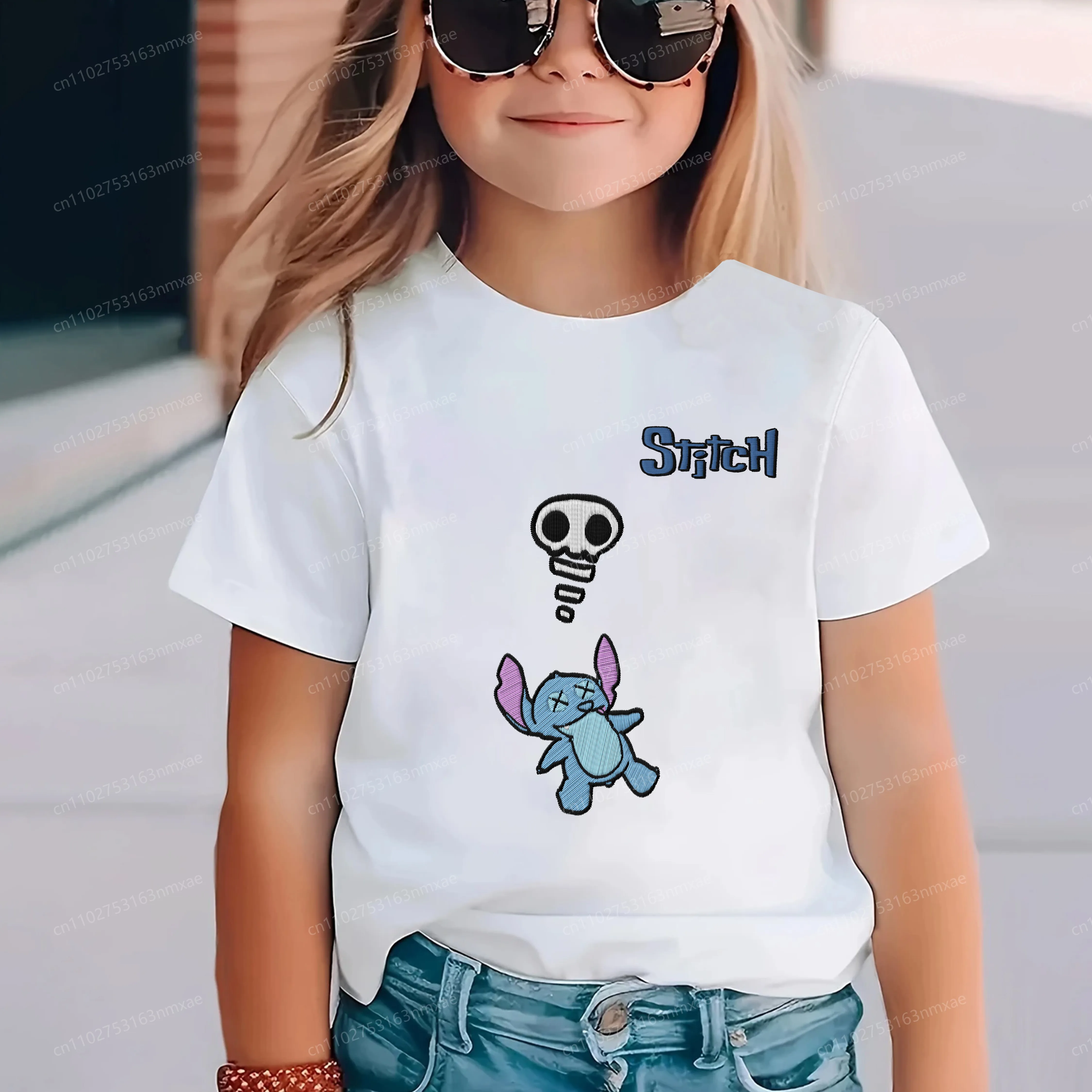 

Детская летняя одежда с вышивкой и текстурой, топ для девочек Disney Has a Tactile Sensation, детская футболка для девочек 1200, 3D-печать