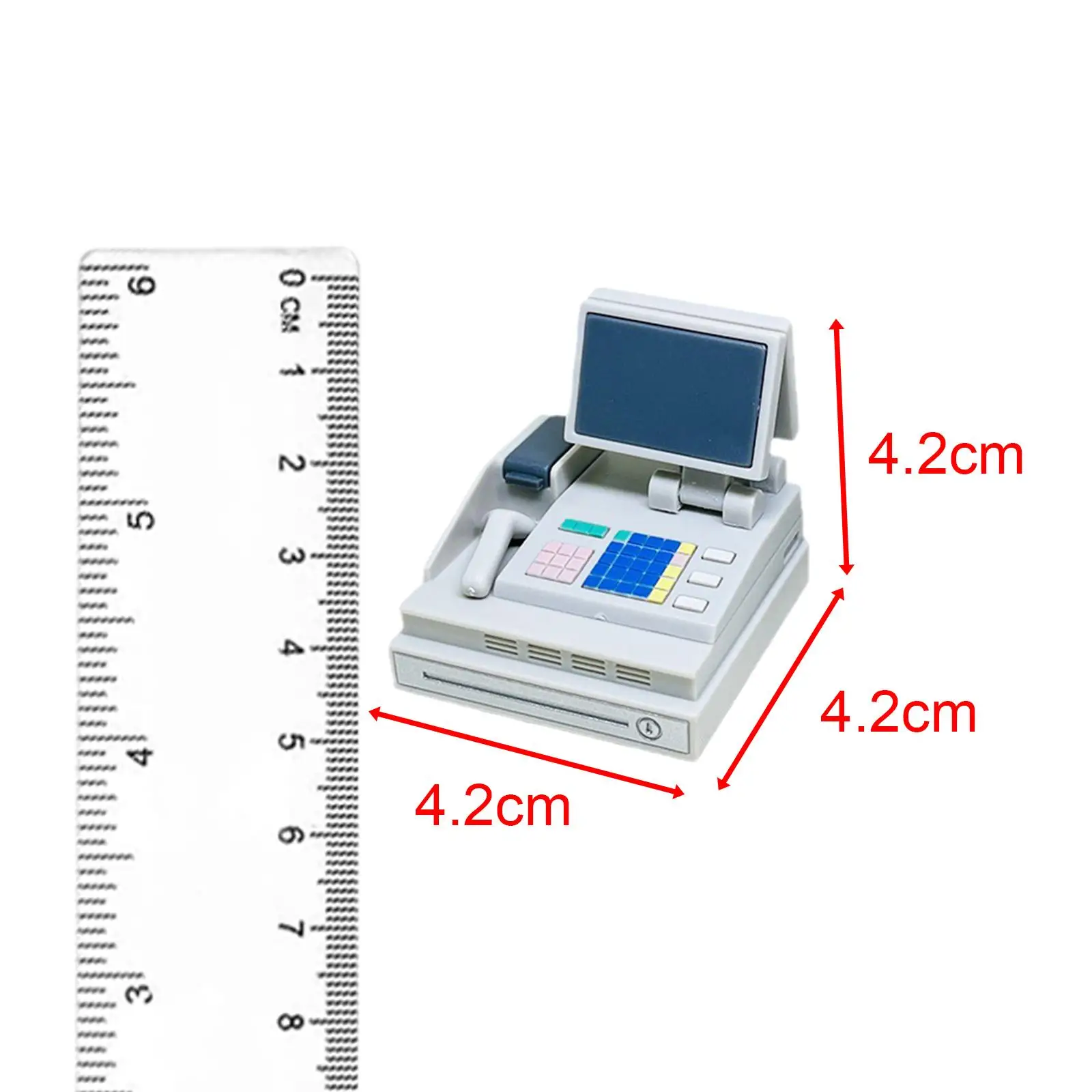 Puppenhaus-Registrierkasse im Maßstab 1:6 für Jungen, Mädchen, Kinder