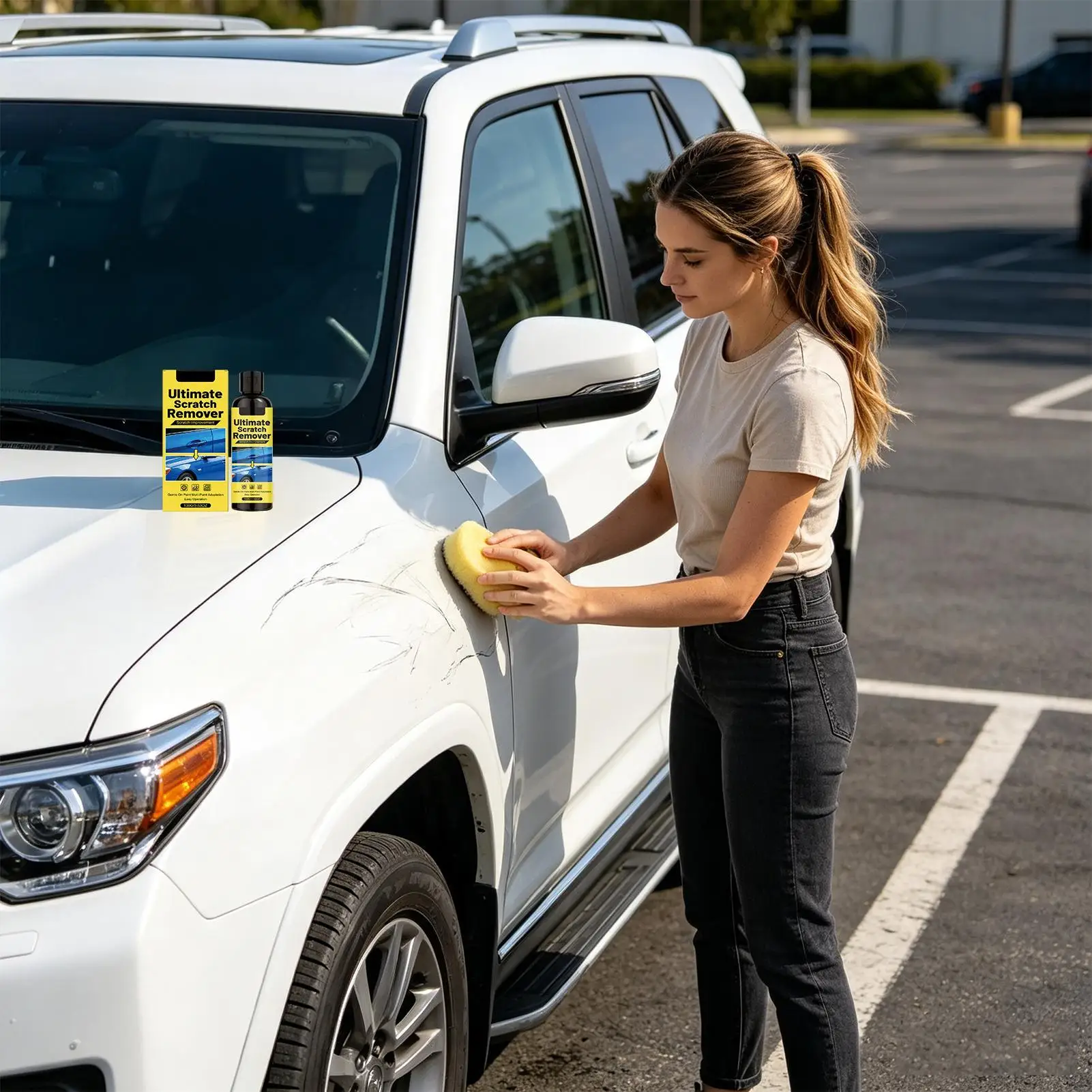 100g Professional Car Scratch Remover Quickly Accurately Repair Minor Scratches Abrasions for Detailing Polishing Care