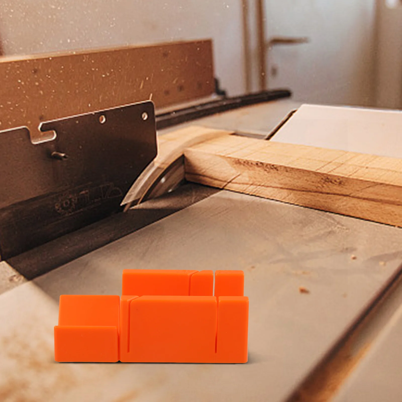 1set Wood Cutting Clamping for miter Saw Box for mini Mitre Box Woodworking Mitre Box Cabinet 45 90 Degree For Round Wood