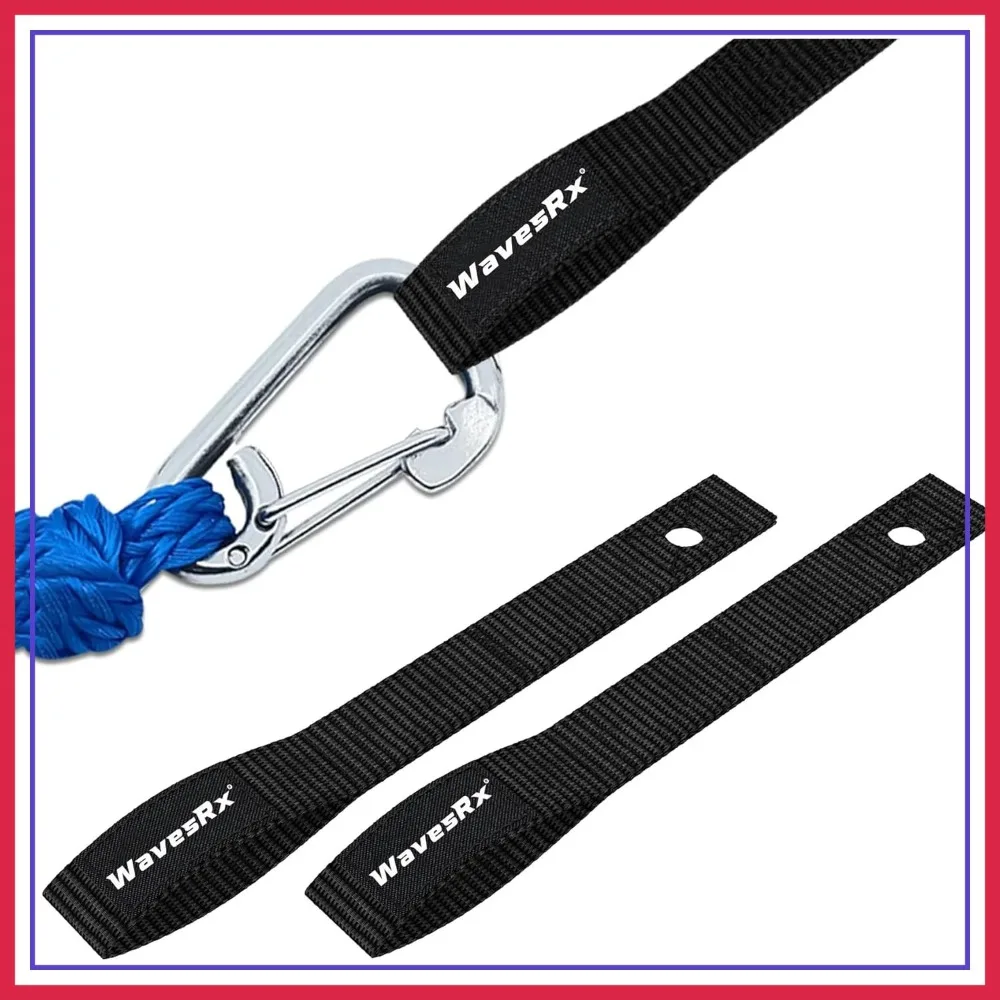 

Secure Loop Straps for Jet Ski: Attach Docking Bumpers, Fenders, Anchoring Line, Bungee & Dock Rope - Must-Have PWC Accessory for Waverunner or Seadoo