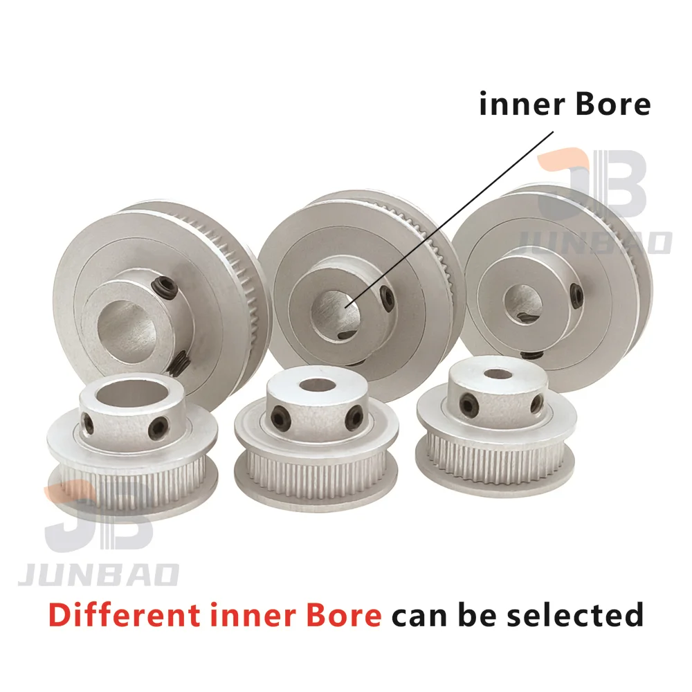30T/40T/50T/60-Teeth, 2GT Timing pulley, used in transmission systems for DIY/CNC/3D printers, G2M Synchronous toothed wheel