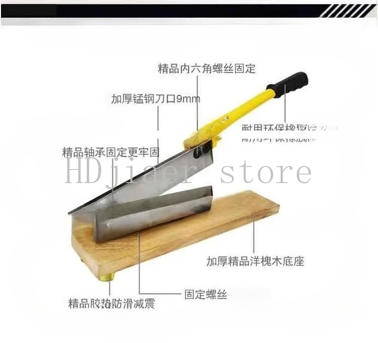 

Guillotine bone cutting machine household lamb chops leg bone pig trotters stainless steel cutter