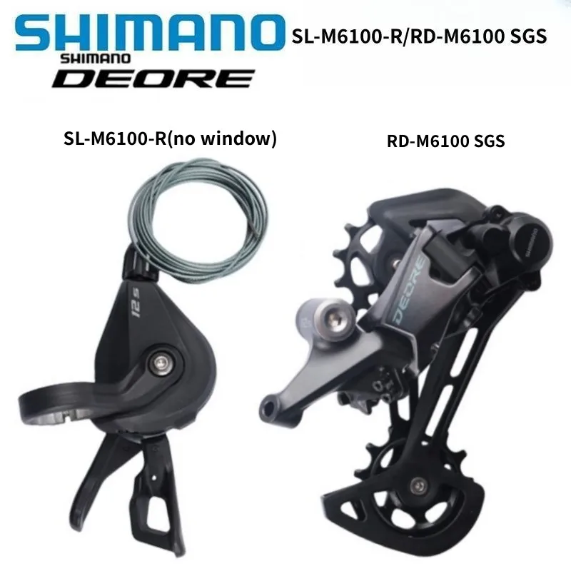 SHIMANO DEORE Shifter/Rear Derailleur SL-M6100 Right/ RD-M6100 SGS 12 Speed For Mountain Bike MTB Bike Accessories