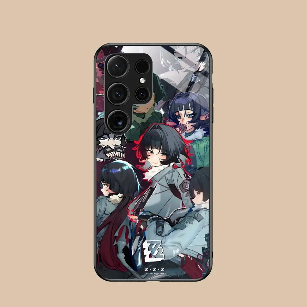 Zenless Zone Zero Jane Doe حافظة لهاتف سامسونج جالاكسي A56 55 54 53 52 51 36 35 34 23 16 15 5G غطاء زجاجي جميل #6