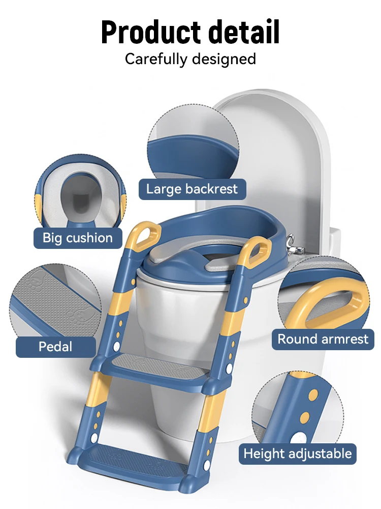 Nowa schodkowa toaleta dla dzieci składany podnóżek wielofunkcyjna toaleta chłopiec dziewczyna toaleta dla dzieci nocnik drabina dla dzieci
