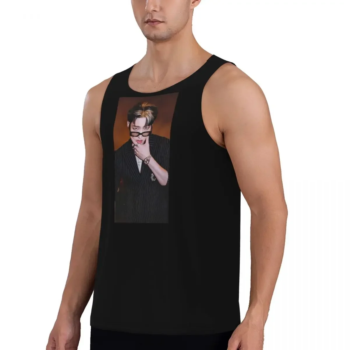 Quick Dry Mingi Ateez - Spin Off From The Witness Halazia Gym Tank Muscle Sleeveless Shirt Bodybuilding Breathable Vest