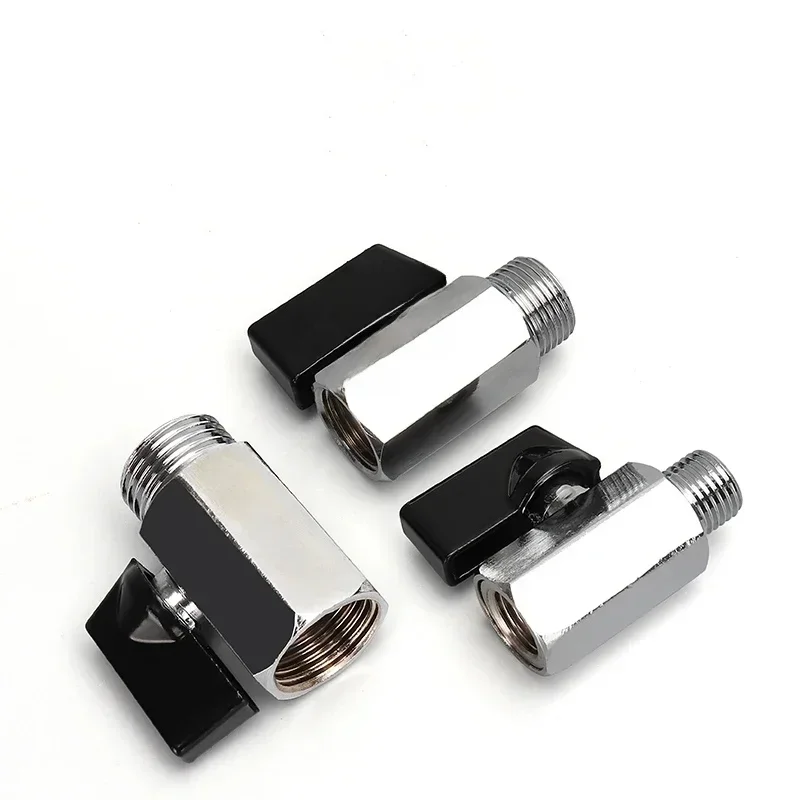 Threaded Mini Brass Ball Valve BSP Male To Female Air Compressor Water Gas Oil Shut Off Valve