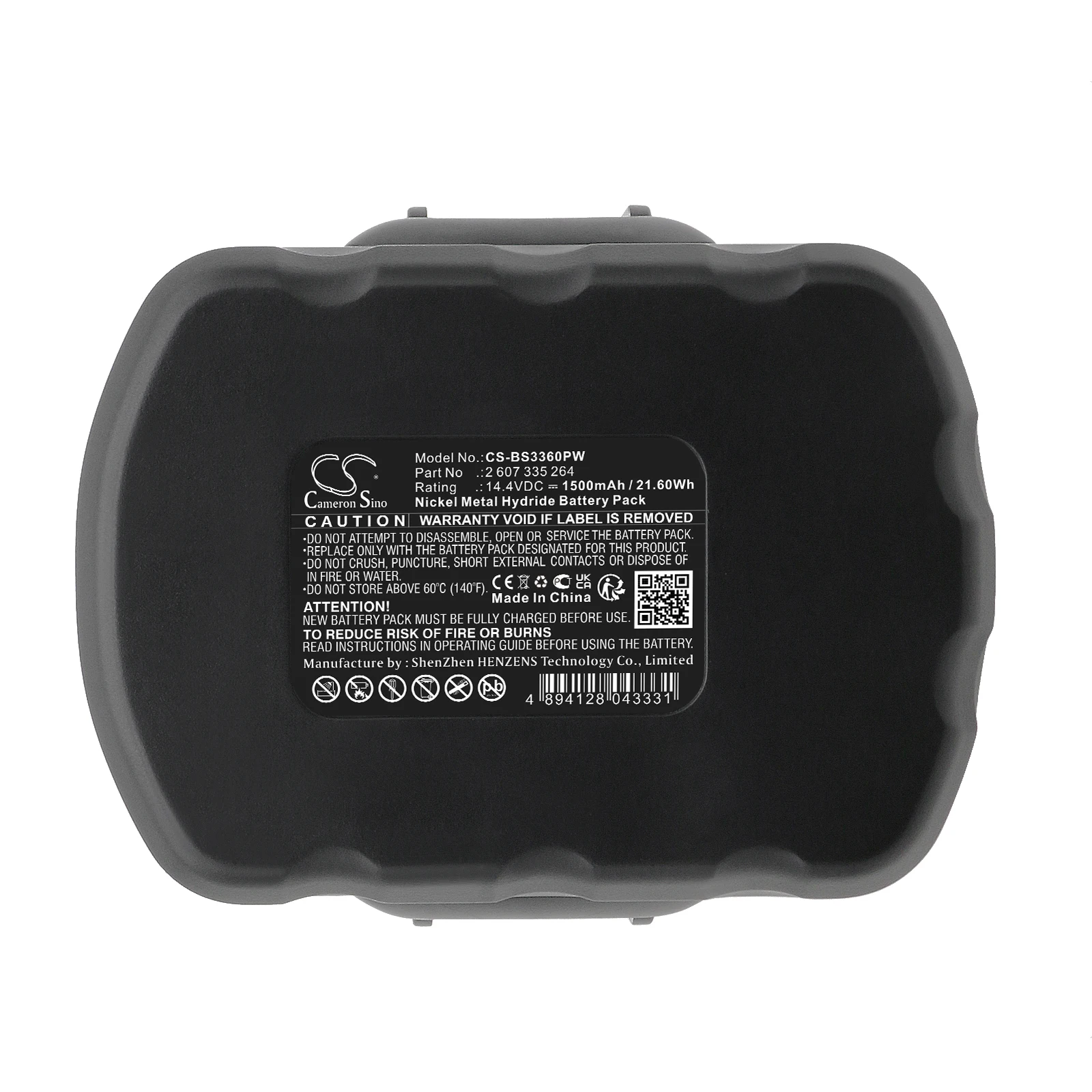 CS 1500mAh Battery For Bosch 2 607 335 264  2 607 335 275  2 607 335 276  2 607 335 465  2 607 335 528  2 607 335 678