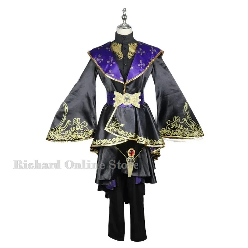 Azul Ashengrotto أزياء تنكرية للملابس شعر مستعار موحد كوسبلاي ليلة الغراب كلية أوكتافينيل إنها صفقة مجموعة حفلات الهالوين