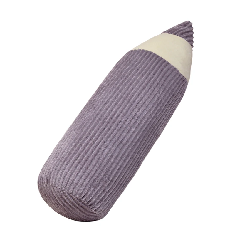 Almohada de felpa en forma de lápiz de 70cm, juguete de simulación suave y divertido, cojín largo de papelería para regalo creativo de cumpleaños y Navidad