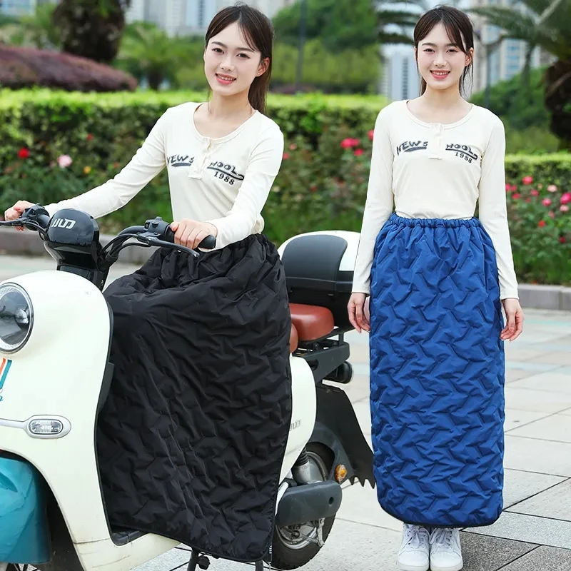 Autumn Winter electric bike Windproof, motorcycle riding, warm knee pads, Waterproof, thickened Skirt, For Men, Women Skirts