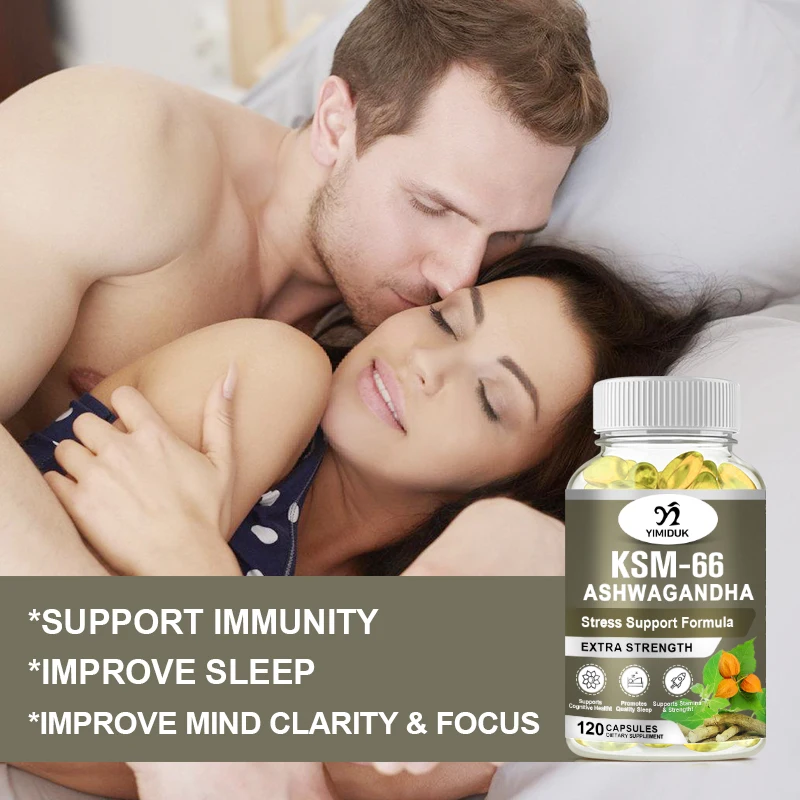 KSM-66 Ashwagandha Capsules - Stress, Mood, & Athletic Support - KSM66 & Black Pepper for Maximum Absorption