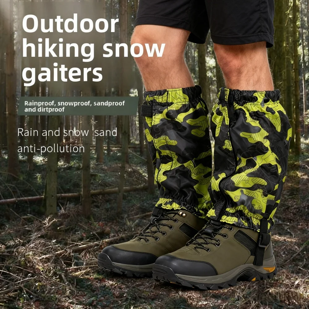 

Outdoor Snow Gaiters Unisex for Mountain Climbing Snow and Desert Hiking Anti-Snow and Anti-Sand Leg Covers