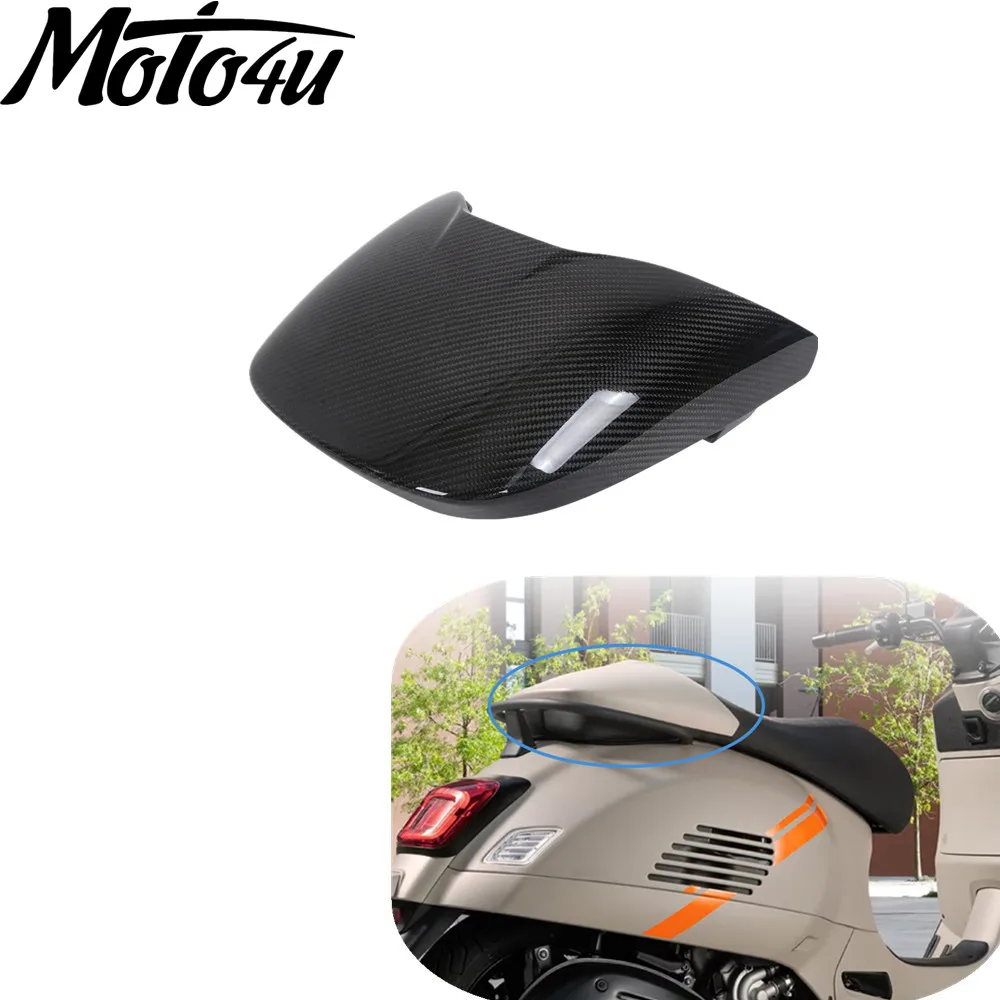 Carbon Fiber Motorcycle Rear Seat Cover Rear Pillion Passenger Cowl Fairing For GTS300 GTS 300